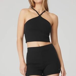 Alo Goddess Ribbed Crop Tank